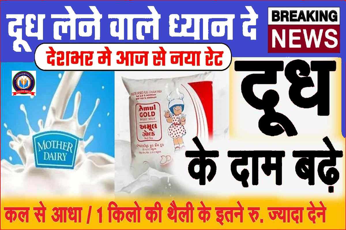 मदर डेयरी ने बढ़ाए दूध के दाम:2 रुपए प्रति लीटर इजाफा करने का फैसला, फुल क्रीम दूध अब 66 रुपए में मिलेगा