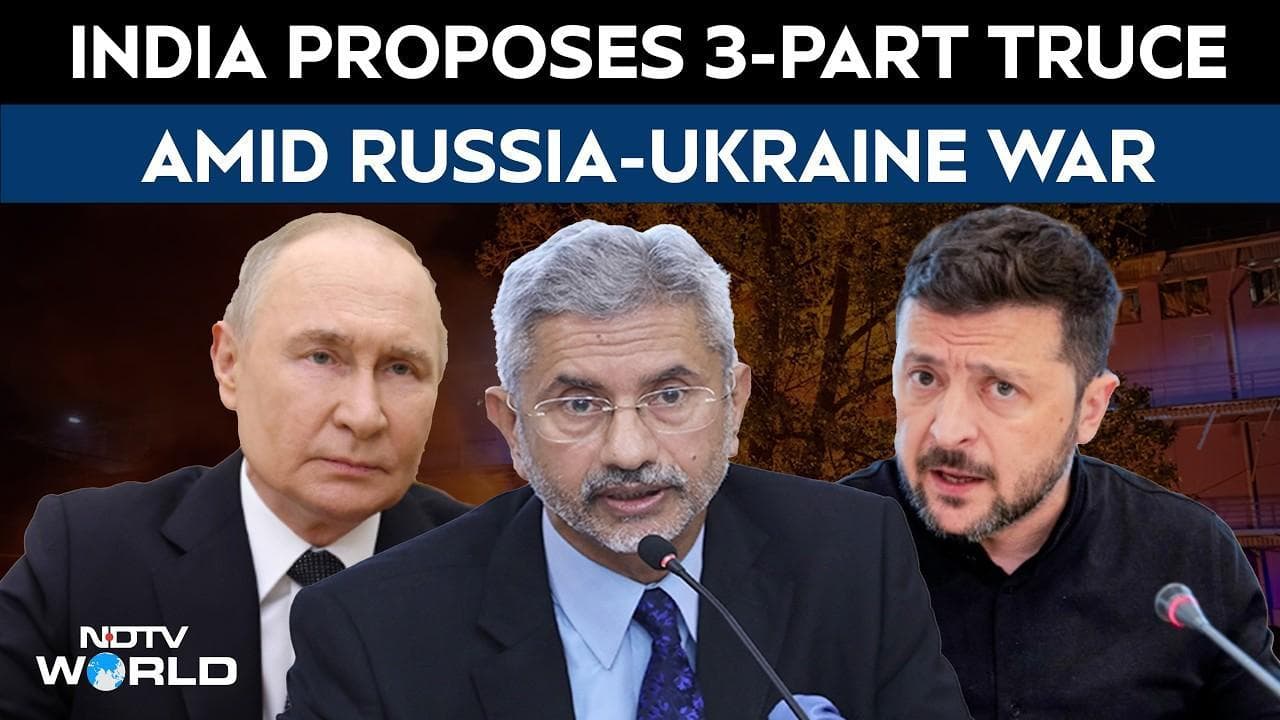Ukraine War | India Proposes 3-Part Russia-Ukraine Truce To Halt Energy And Shipping Attacks