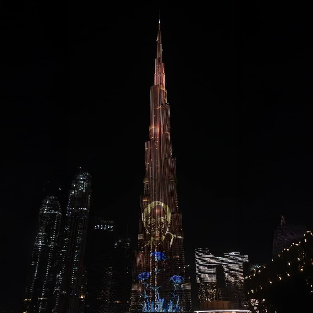 Telangana's traditional flower festival Bathukamma showcased on Burj Khalifa