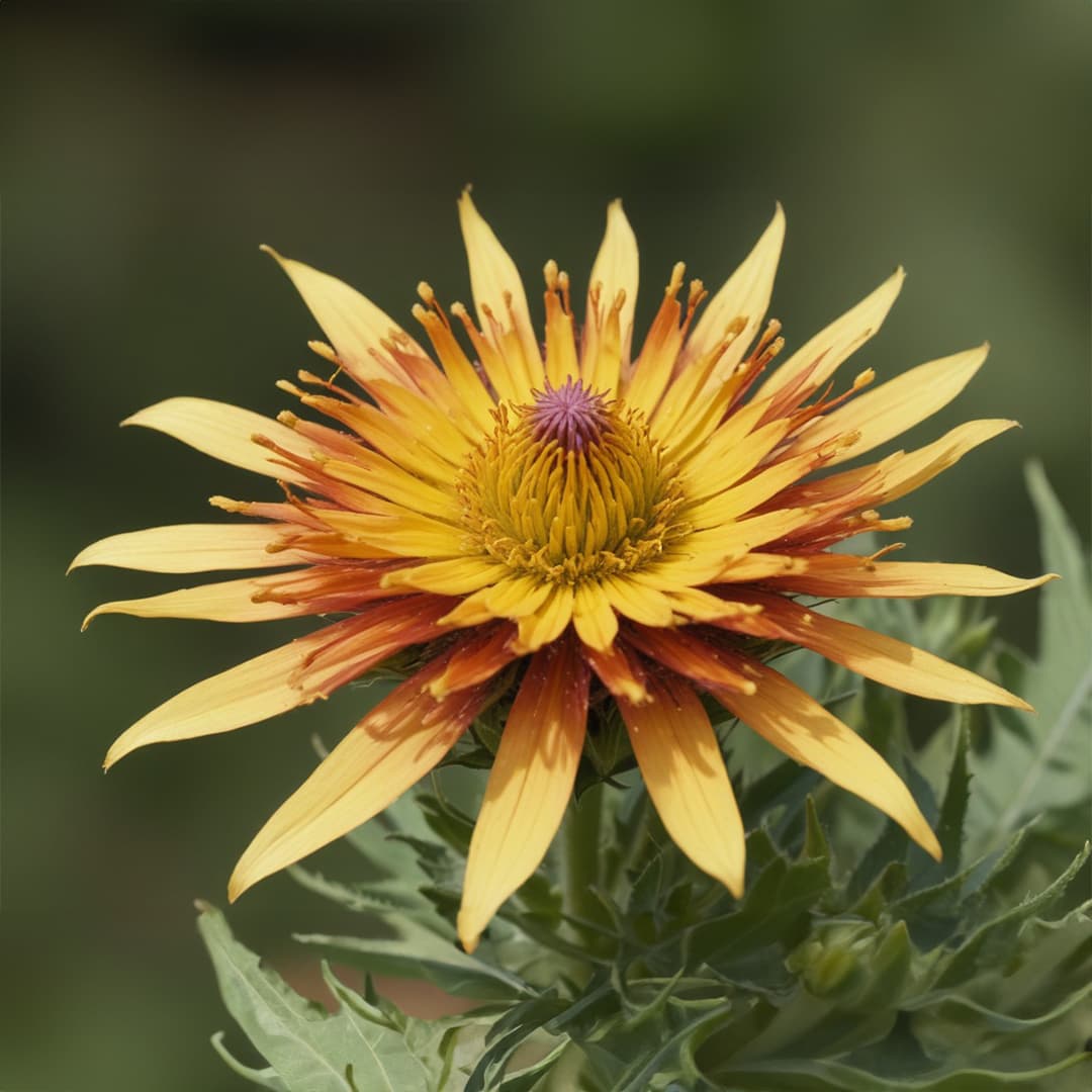 On hot summer days, this thistle is somehow cool to the touch